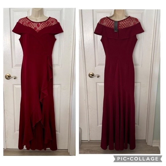 VFShow Dresses & Skirts - VFShow Maxi Dress Dark Red Holiday Parties Wedding Mother of Bride New with Tag